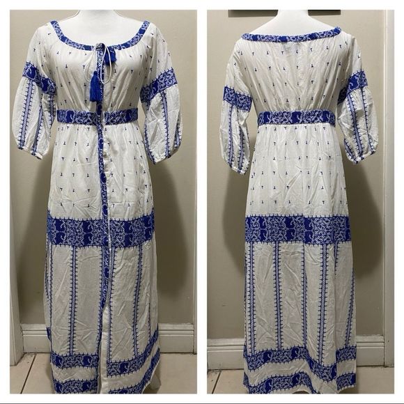 Bardot Dress- Greece Santorini - Picture 2 of 8